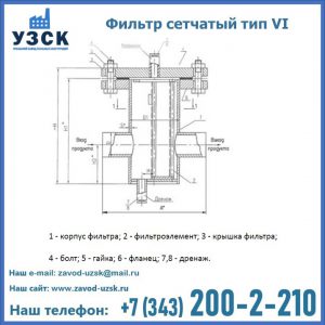 Фильтр сетчатый ФС по Т-ММ-11-2003 в Туле