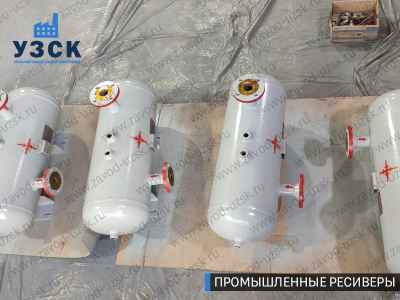 фотография емкостных ресиверов газа Тула